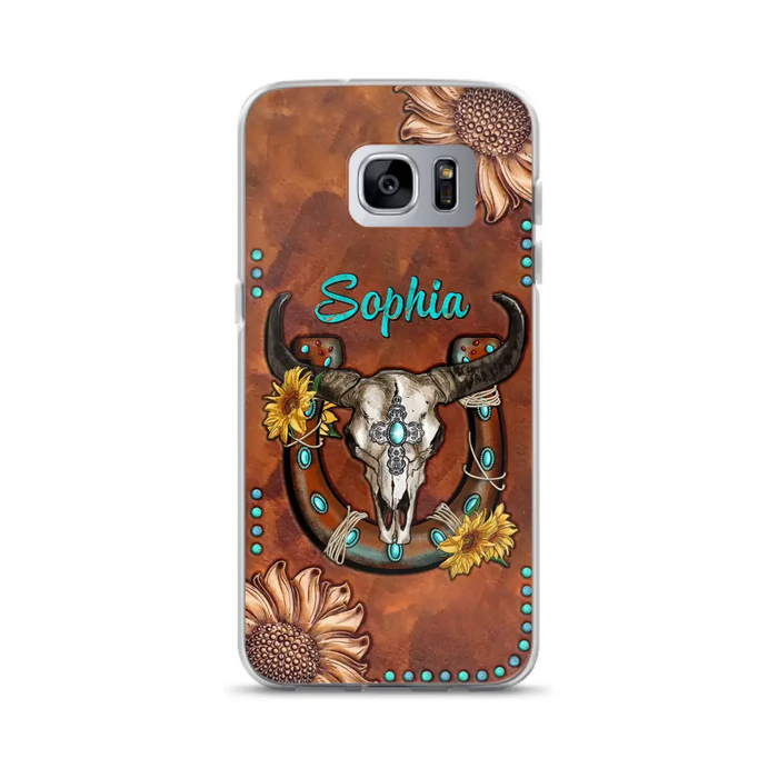 Custom Personalized Cowboy Cowgirl Phone Case - Case For iPhone/ Samsung