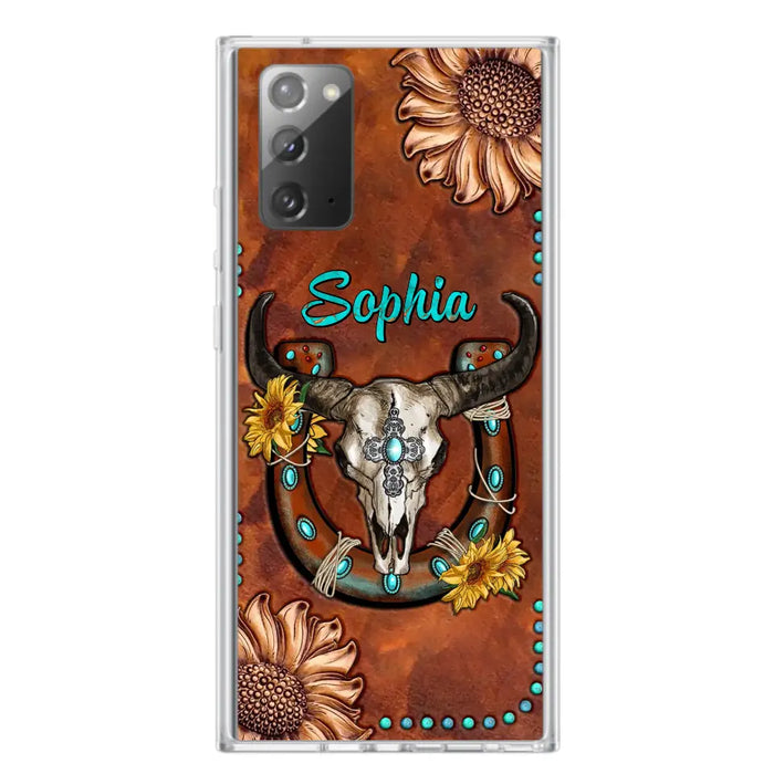 Custom Personalized Cowboy Cowgirl Phone Case - Case For iPhone/ Samsung