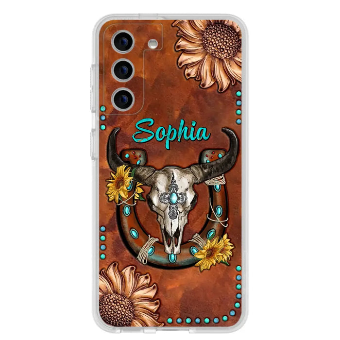 Custom Personalized Cowboy Cowgirl Phone Case - Case For iPhone/ Samsung