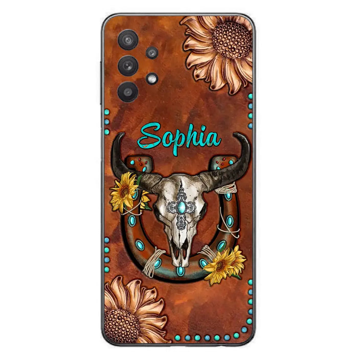 Custom Personalized Cowboy Cowgirl Phone Case - Case For iPhone/ Samsung