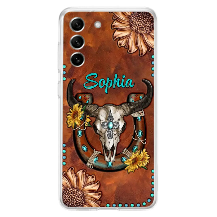 Custom Personalized Cowboy Cowgirl Phone Case - Case For iPhone/ Samsung