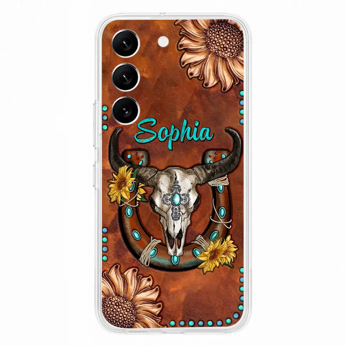 Custom Personalized Cowboy Cowgirl Phone Case - Case For iPhone/ Samsung