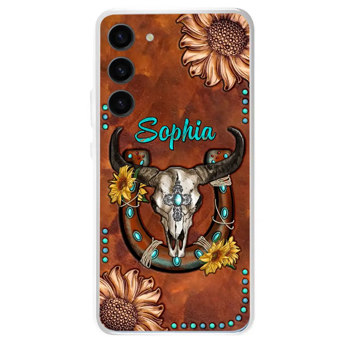 Custom Personalized Cowboy Cowgirl Phone Case - Case For iPhone/ Samsung