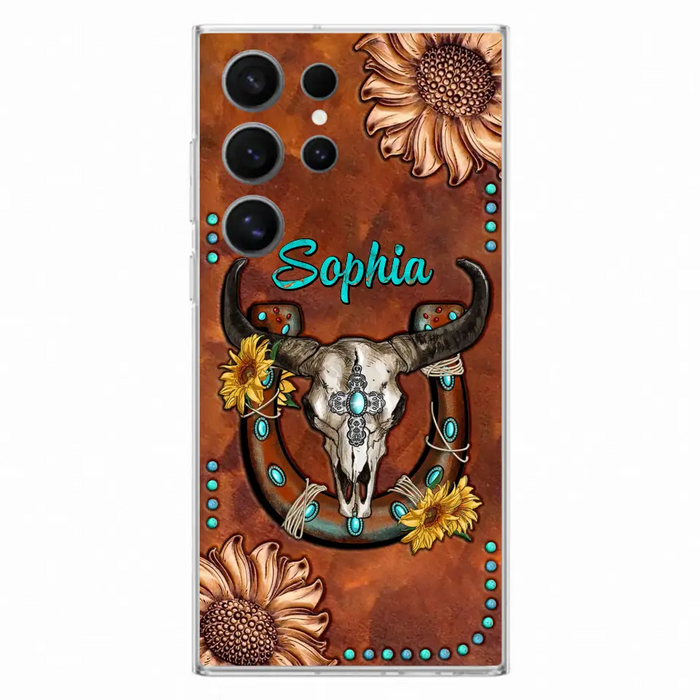 Custom Personalized Cowboy Cowgirl Phone Case - Case For iPhone/ Samsung