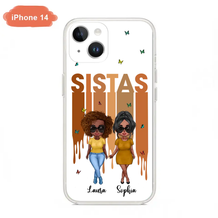 Custom Personalized Best Friends Phone Case - Upto 5 Girls - Gift Idea For Sisters/ Besties - Case For iPhone/Samsung