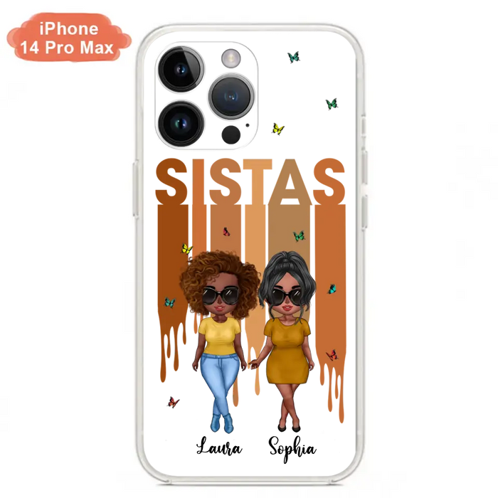 Custom Personalized Best Friends Phone Case - Upto 5 Girls - Gift Idea For Sisters/ Besties - Case For iPhone/Samsung