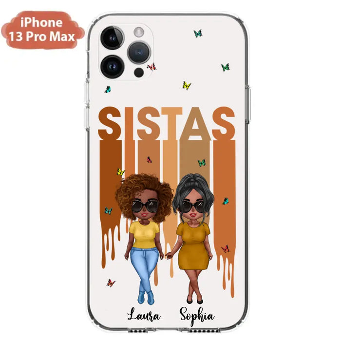 Custom Personalized Best Friends Phone Case - Upto 5 Girls - Gift Idea For Sisters/ Besties - Case For iPhone/Samsung