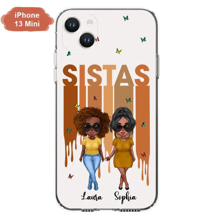 Custom Personalized Best Friends Phone Case - Upto 5 Girls - Gift Idea For Sisters/ Besties - Case For iPhone/Samsung