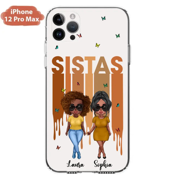 Custom Personalized Best Friends Phone Case - Upto 5 Girls - Gift Idea For Sisters/ Besties - Case For iPhone/Samsung