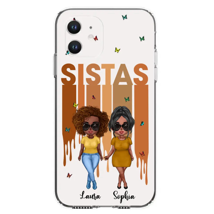 Custom Personalized Best Friends Phone Case - Upto 5 Girls - Gift Idea For Sisters/ Besties - Case For iPhone/Samsung