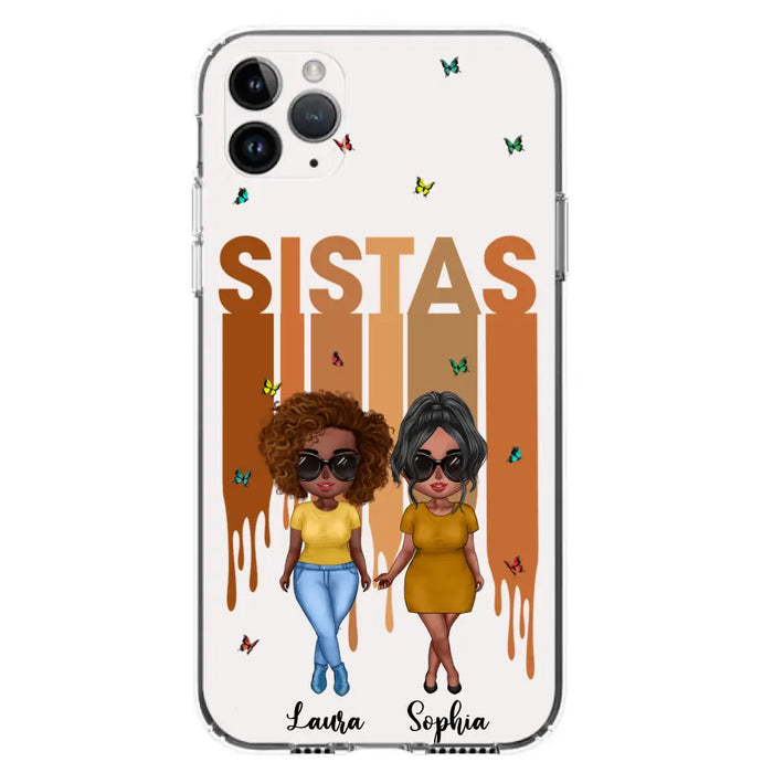 Custom Personalized Best Friends Phone Case - Upto 5 Girls - Gift Idea For Sisters/ Besties - Case For iPhone/Samsung