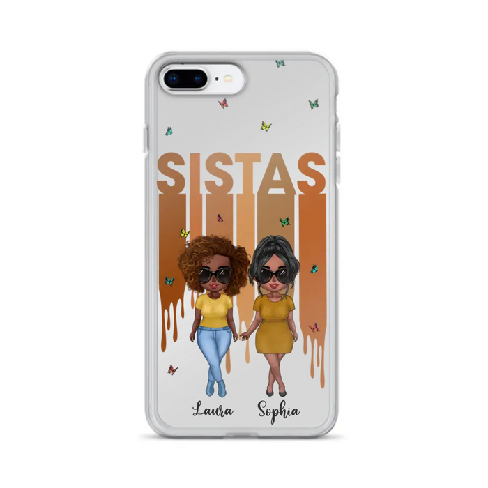 Custom Personalized Best Friends Phone Case - Upto 5 Girls - Gift Idea For Sisters/ Besties - Case For iPhone/Samsung