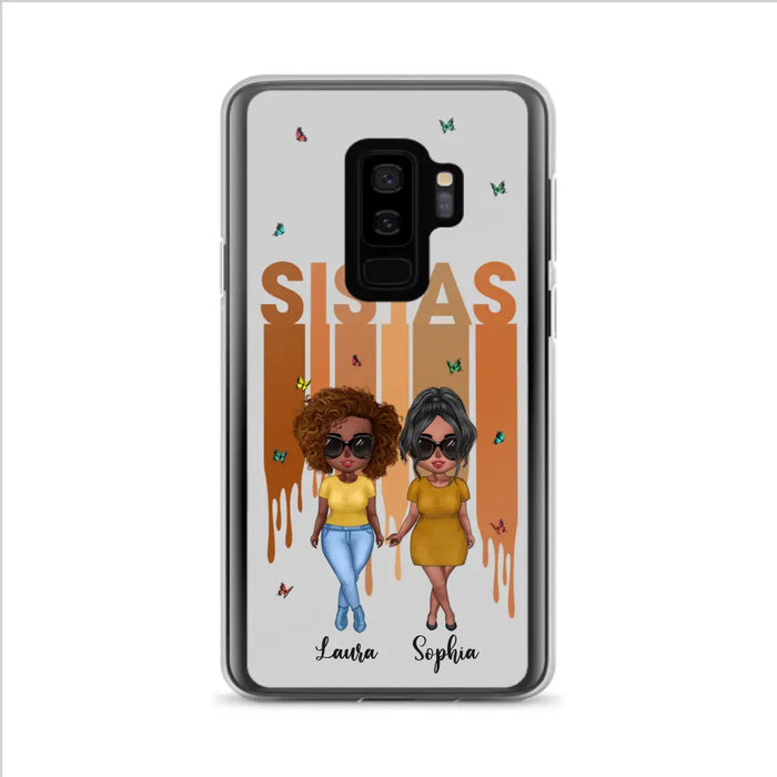 Custom Personalized Best Friends Phone Case - Upto 5 Girls - Gift Idea For Sisters/ Besties - Case For iPhone/Samsung