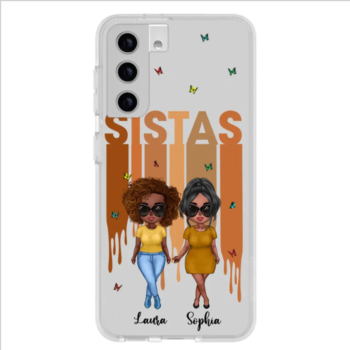 Custom Personalized Best Friends Phone Case - Upto 5 Girls - Gift Idea For Sisters/ Besties - Case For iPhone/Samsung