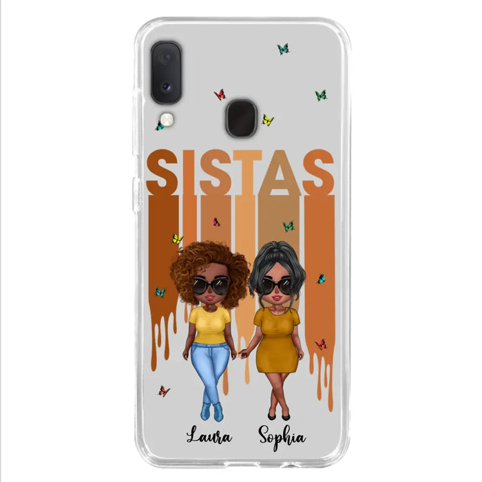 Custom Personalized Best Friends Phone Case - Upto 5 Girls - Gift Idea For Sisters/ Besties - Case For iPhone/Samsung