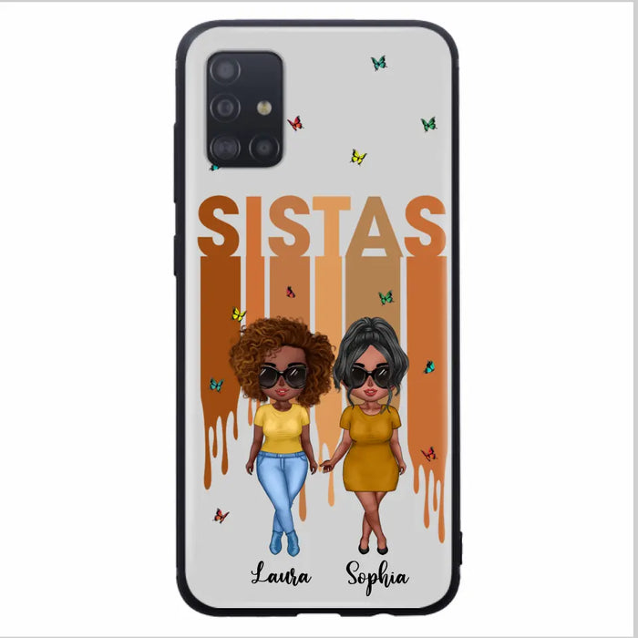 Custom Personalized Best Friends Phone Case - Upto 5 Girls - Gift Idea For Sisters/ Besties - Case For iPhone/Samsung