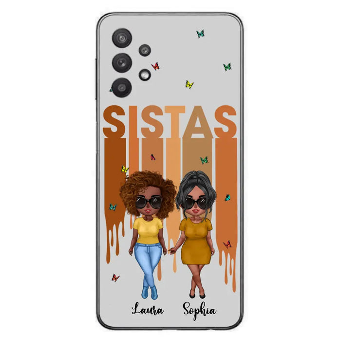 Custom Personalized Best Friends Phone Case - Upto 5 Girls - Gift Idea For Sisters/ Besties - Case For iPhone/Samsung