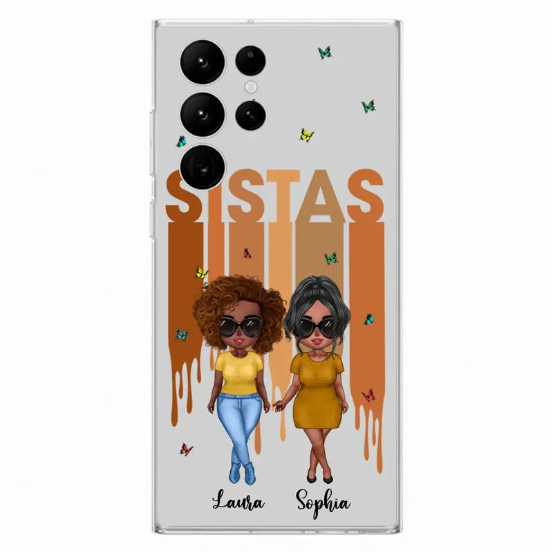 Personalized Best Friends Phone Case - Up to 5 Girls - Gift Idea For Sisters/Besties - Case For iPhone/Samsung