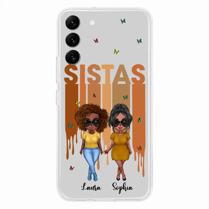 Custom Personalized Best Friends Phone Case - Upto 5 Girls - Gift Idea For Sisters/ Besties - Case For iPhone/Samsung