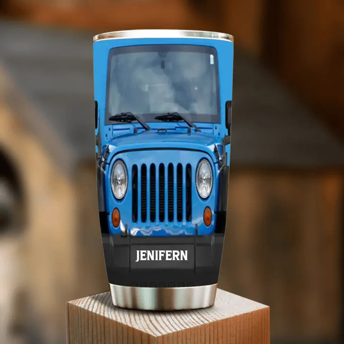 Custom Personalized Off-Road Car Tumbler - Gift Idea For Off-road Lover