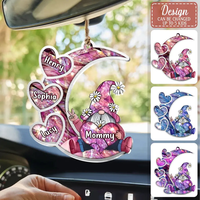 Custom Personalized Sparkling Grandma Nana With Sweet Heart Kids Acrylic  Car Ornament - Gift Idea To Grandma/ Mother - Upto 5 Kids