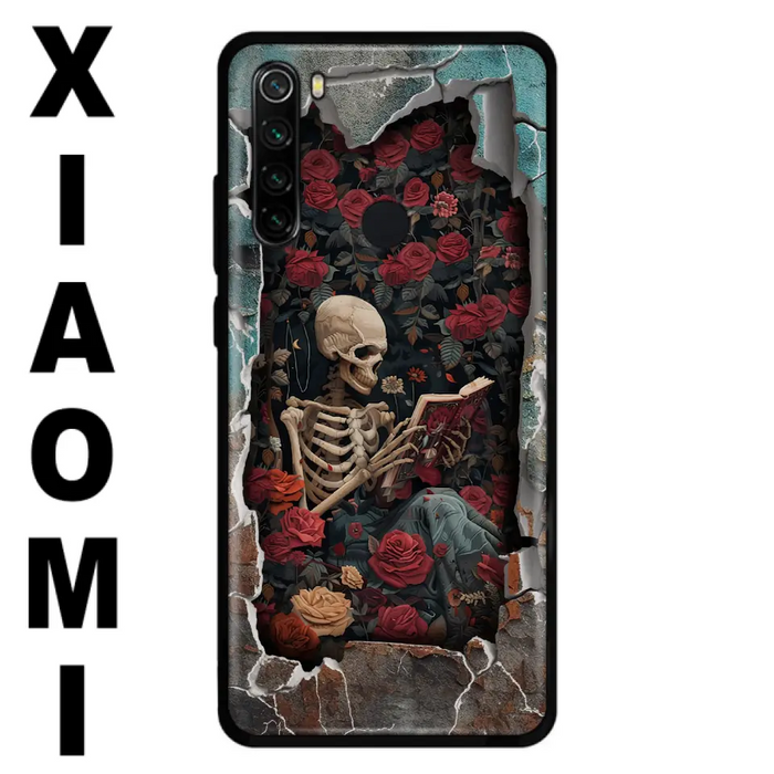 Custom Personalized Bookish Skeleton Phone Case - Reading Book Lover Gift Idea - Case For Xiaomi/ Oppo/ Huawei