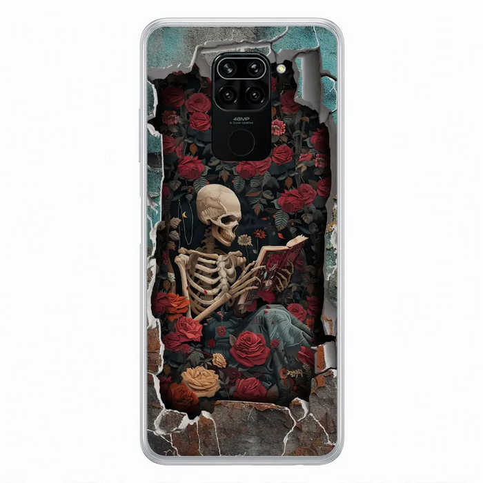 Custom Personalized Bookish Skeleton Phone Case - Reading Book Lover Gift Idea - Case For Xiaomi/ Oppo/ Huawei