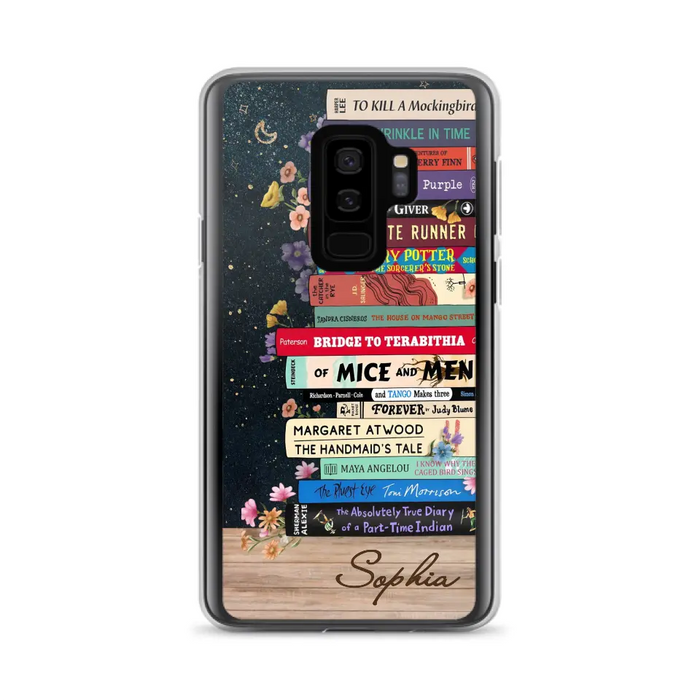 Custom Personalized Books Phone Case - Reading Book Lover Gift Idea - Case For iPhone/ Samsung