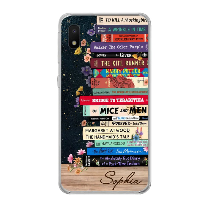 Custom Personalized Books Phone Case - Reading Book Lover Gift Idea - Case For iPhone/ Samsung