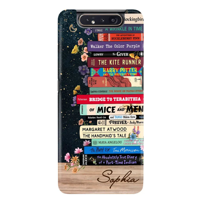 Custom Personalized Books Phone Case - Reading Book Lover Gift Idea - Case For iPhone/ Samsung