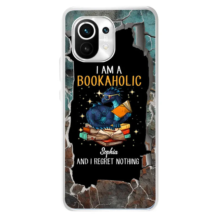 Custom Personalized Reading Book Phone Case - Gift Idea For Book Lovers - I Am A Bookaholic And I Regret Nothing - Case For Xiaomi/ Oppo/ Huawei