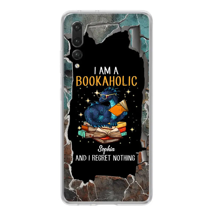 Custom Personalized Reading Book Phone Case - Gift Idea For Book Lovers - I Am A Bookaholic And I Regret Nothing - Case For Xiaomi/ Oppo/ Huawei