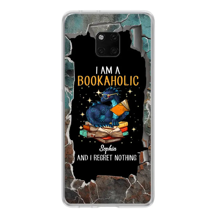 Custom Personalized Reading Book Phone Case - Gift Idea For Book Lovers - I Am A Bookaholic And I Regret Nothing - Case For Xiaomi/ Oppo/ Huawei