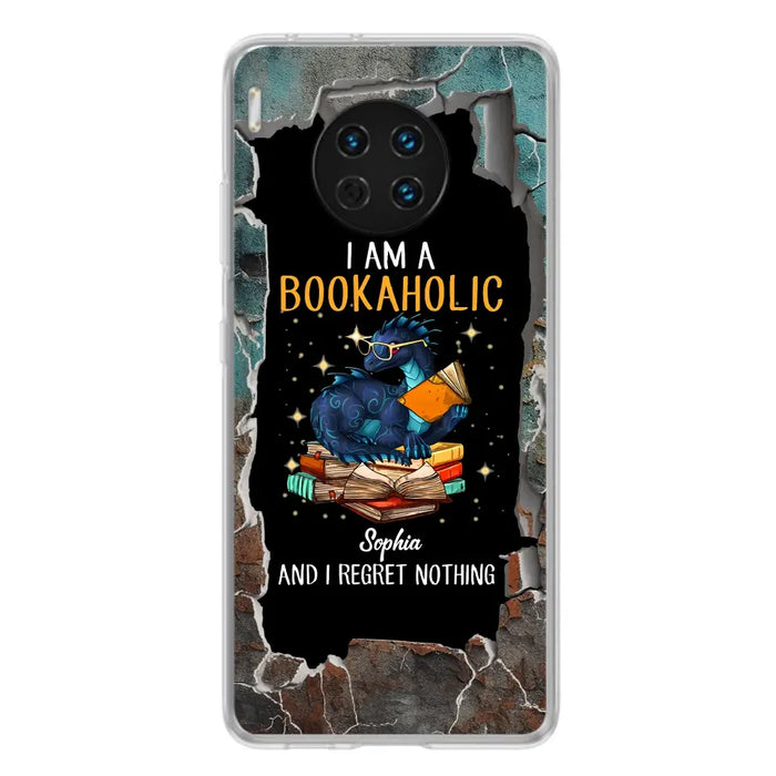 Custom Personalized Reading Book Phone Case - Gift Idea For Book Lovers - I Am A Bookaholic And I Regret Nothing - Case For Xiaomi/ Oppo/ Huawei