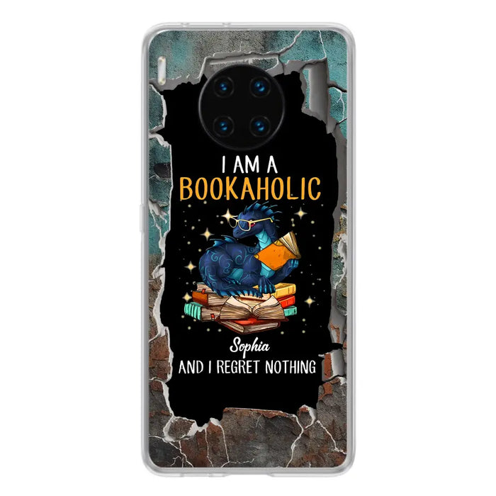 Custom Personalized Reading Book Phone Case - Gift Idea For Book Lovers - I Am A Bookaholic And I Regret Nothing - Case For Xiaomi/ Oppo/ Huawei