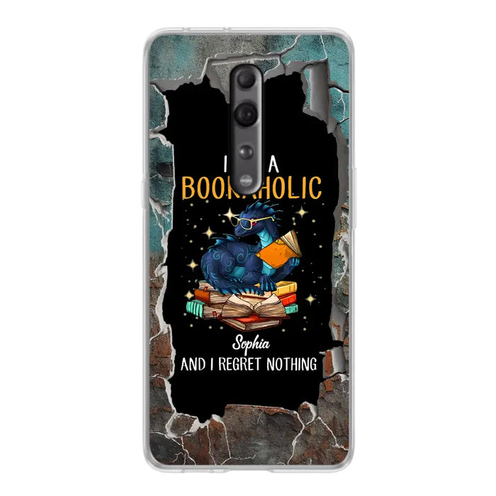 Custom Personalized Reading Book Phone Case - Gift Idea For Book Lovers - I Am A Bookaholic And I Regret Nothing - Case For Xiaomi/ Oppo/ Huawei