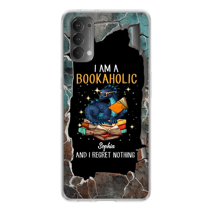 Custom Personalized Reading Book Phone Case - Gift Idea For Book Lovers - I Am A Bookaholic And I Regret Nothing - Case For Xiaomi/ Oppo/ Huawei