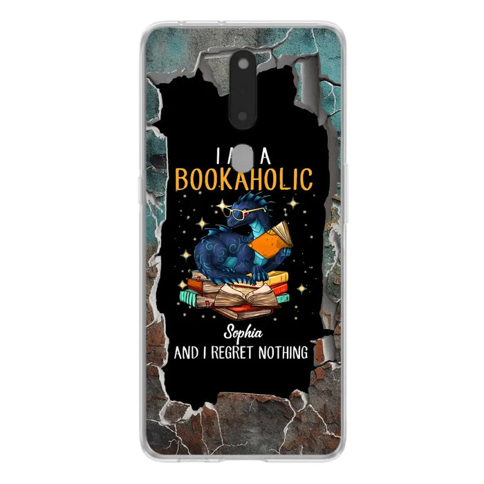 Custom Personalized Reading Book Phone Case - Gift Idea For Book Lovers - I Am A Bookaholic And I Regret Nothing - Case For Xiaomi/ Oppo/ Huawei