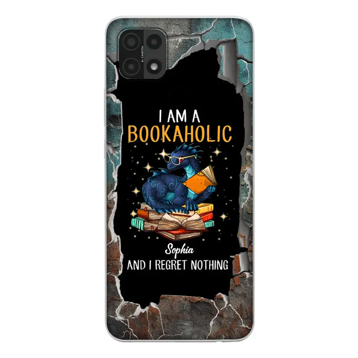 Custom Personalized Reading Book Phone Case - Gift Idea For Book Lovers - I Am A Bookaholic And I Regret Nothing - Case For Xiaomi/ Oppo/ Huawei