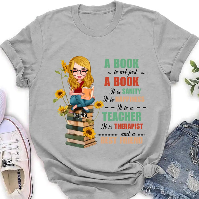 Custom Personalized A Book Is Not Just A Book T-Shirt/ Hoodie - Gift Idea For Reading Lover