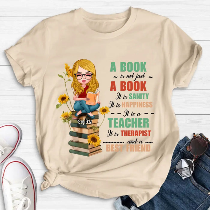 Custom Personalized A Book Is Not Just A Book T-Shirt/ Hoodie - Gift Idea For Reading Lover