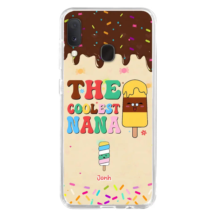 Custom Personalized The Coolest Nana Phone Case - Upto 10 Kids - Mother's Day Gift Idea for Grandma/ Mom - Case for iPhone/ Samsung