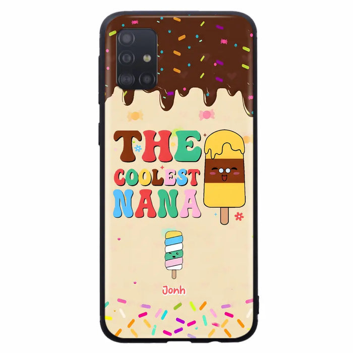 Custom Personalized The Coolest Nana Phone Case - Upto 10 Kids - Mother's Day Gift Idea for Grandma/ Mom - Case for iPhone/ Samsung