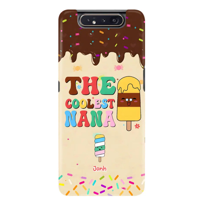 Custom Personalized The Coolest Nana Phone Case - Upto 10 Kids - Mother's Day Gift Idea for Grandma/ Mom - Case for iPhone/ Samsung