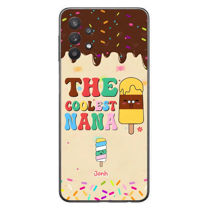 Custom Personalized The Coolest Nana Phone Case - Upto 10 Kids - Mother's Day Gift Idea for Grandma/ Mom - Case for iPhone/ Samsung