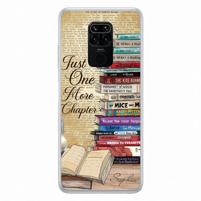 Custom Personalized Reading Book Phone Case - Gift Idea For Book Lovers - Just One More Chapter Case For Xiaomi/ Oppo/ Huawei