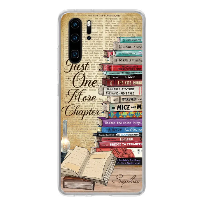 Custom Personalized Reading Book Phone Case - Gift Idea For Book Lovers - Just One More Chapter Case For Xiaomi/ Oppo/ Huawei