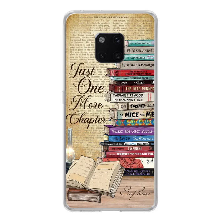 Custom Personalized Reading Book Phone Case - Gift Idea For Book Lovers - Just One More Chapter Case For Xiaomi/ Oppo/ Huawei