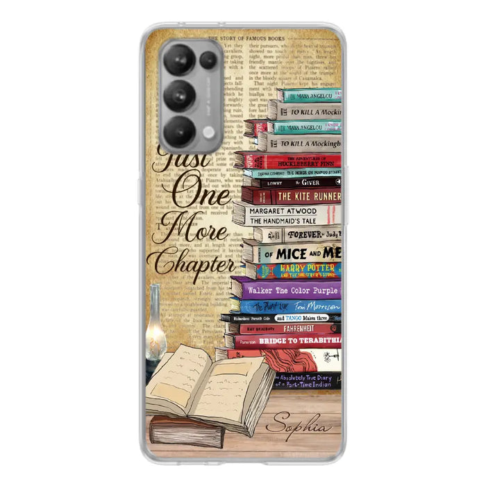 Custom Personalized Reading Book Phone Case - Gift Idea For Book Lovers - Just One More Chapter Case For Xiaomi/ Oppo/ Huawei