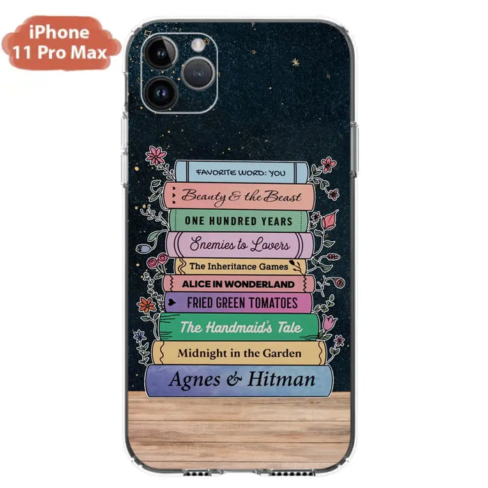 Custom Personalized Reading Book Phone Case For iPhone/ Samsung - Gift Idea For Reading Lover/ Birthday